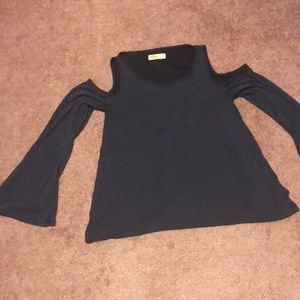Cold shoulder t shirt